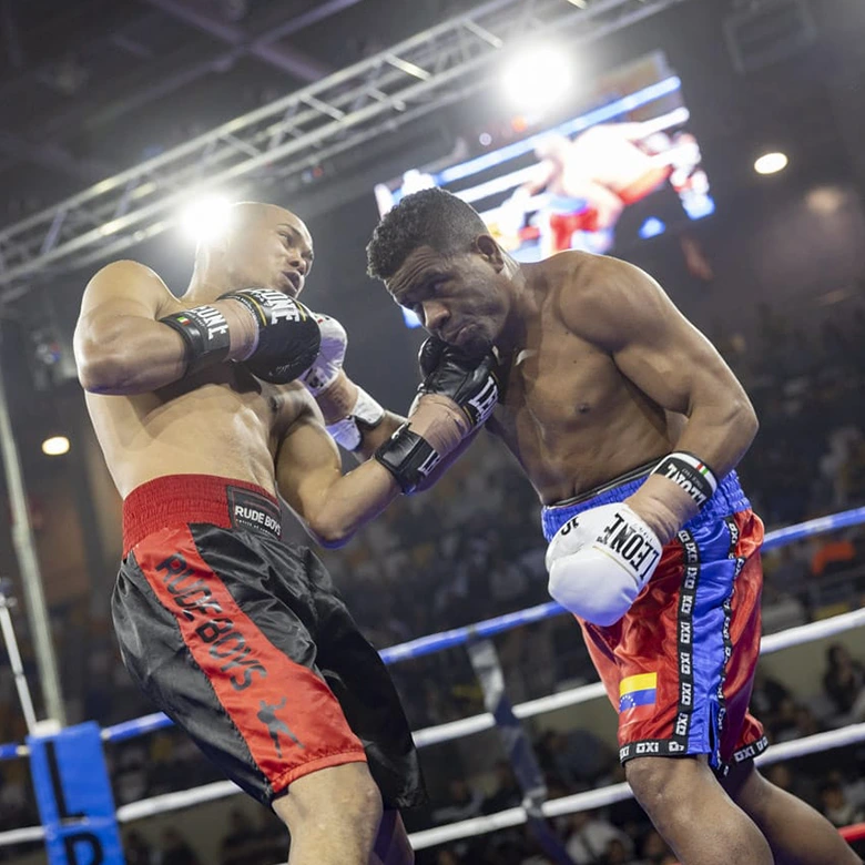dos boxeadores peleando